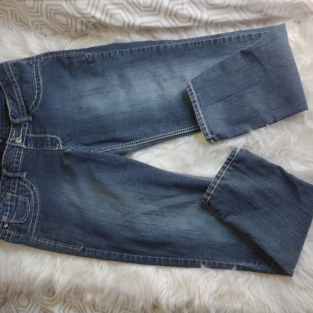 Torrid Source of Wisdom stretch straight leg jeans